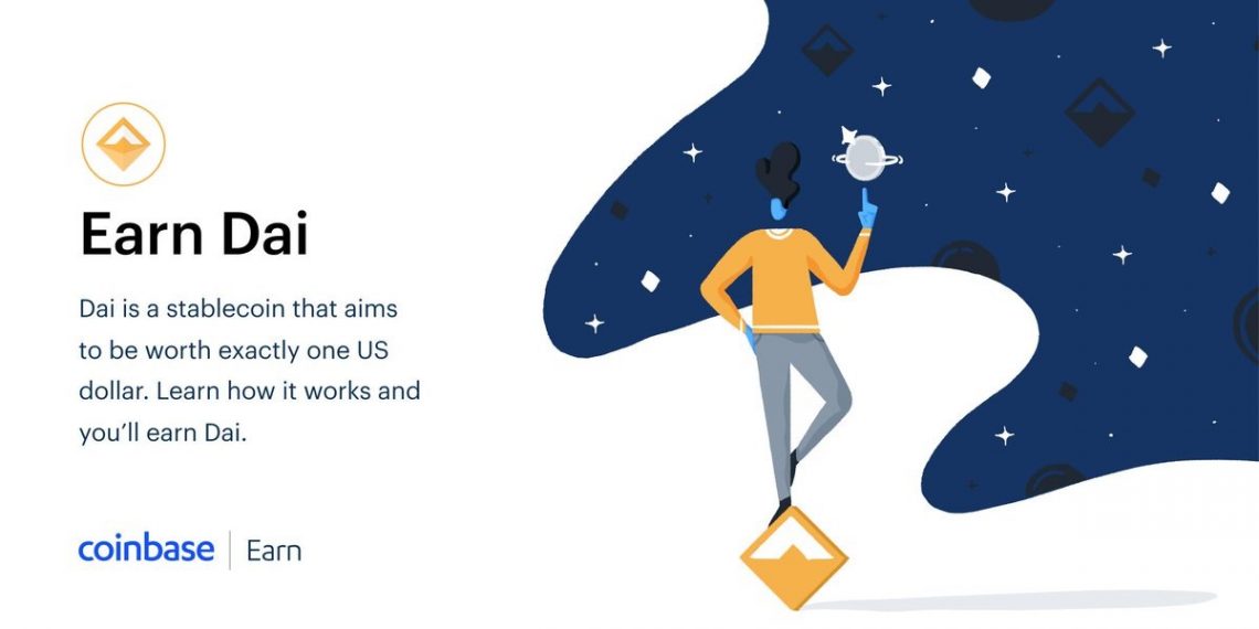 На Coinbase можно получать стейблкоины за знания